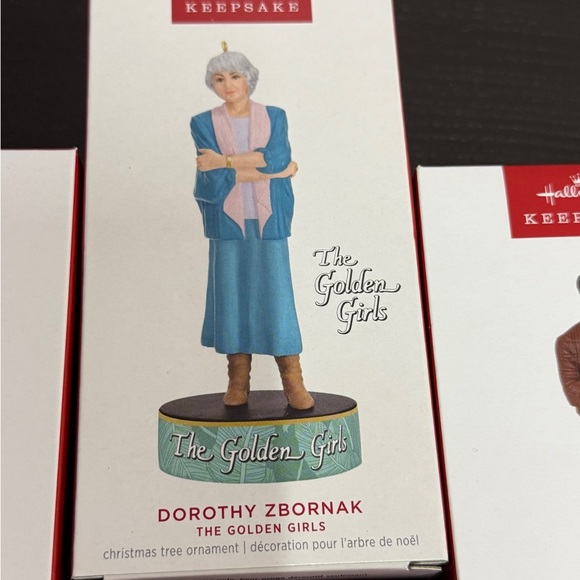 4 2023 Hallmark Keepsake Ornaments The Office, Parks and Recreation, Golden Girl - Picture 4 of 14